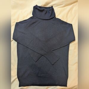 Vintage | Navy Turtleneck Sweater